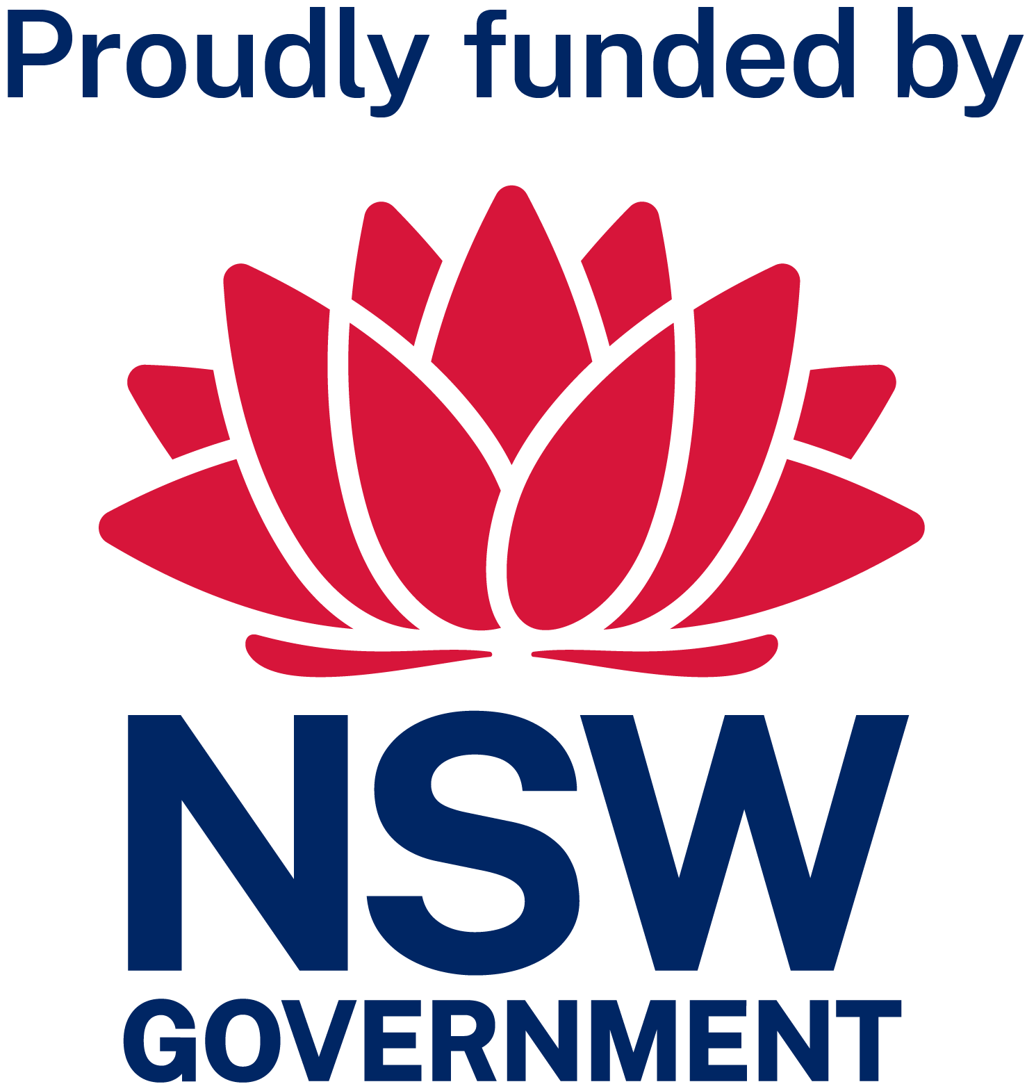 Proudly funded by NSW Government logo